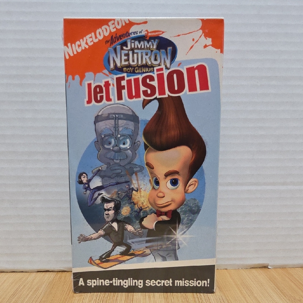 Jimmy Neutron Jet Fusion VHS Sealed Rare..